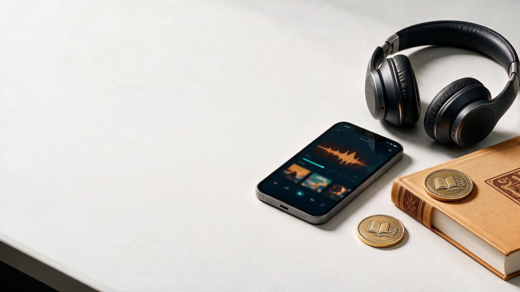 How does Audible membership work with audiobook credits and subscription access